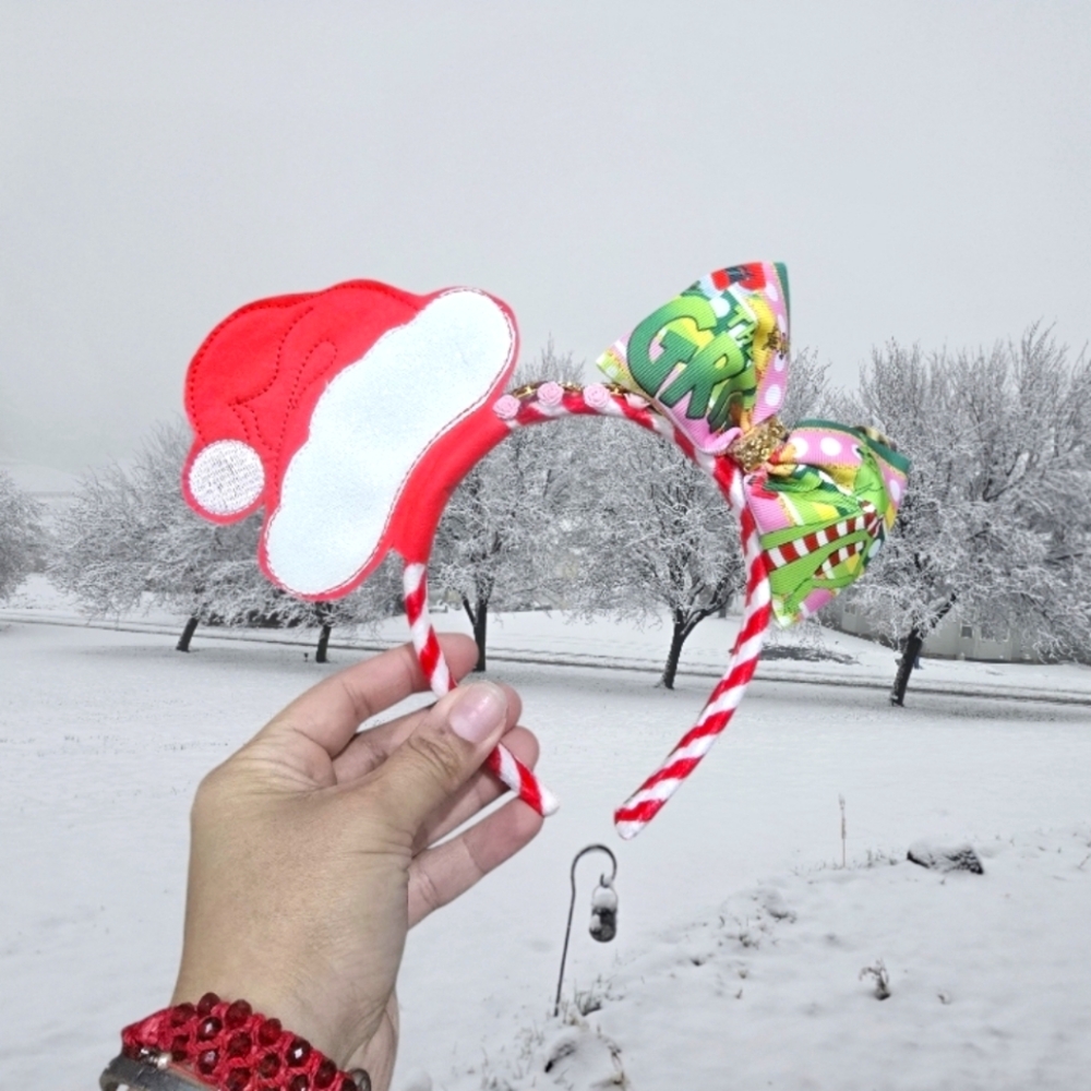 Grinch headband
